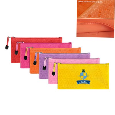 Waterproof Zipper Pencil Pouch Case Bag