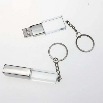 LED Crystal USB Flash Drive