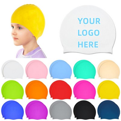 Kids Silicone Swim Cap