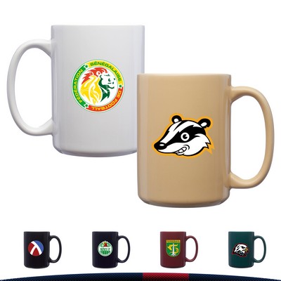 15 oz. Glossy Ceramic Mugs