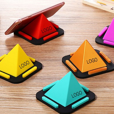 Silicone Pyramid Shape Phone Stand