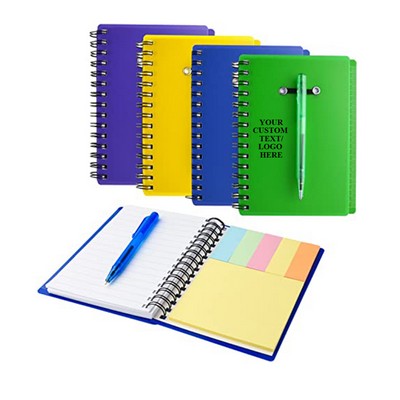 Imprinted Spiral Notebook & Pen