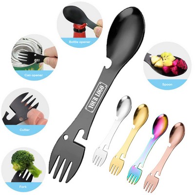 5 In 1 Multifunctional Camping Cutlery