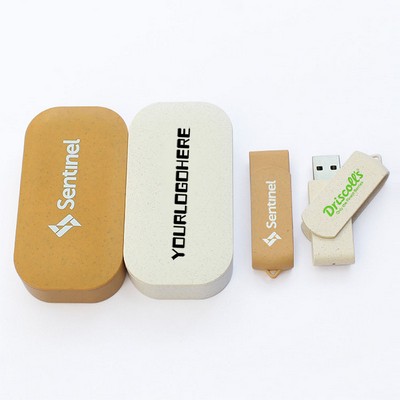 Wheat Straw Flash Drive 8GB