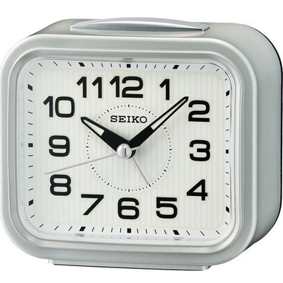 Seiko QHK050S Desk Alarm Clock - Silver