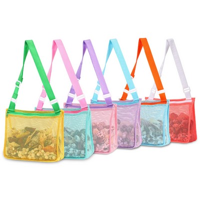 Kids Beach Shell Toy Mesh Bag