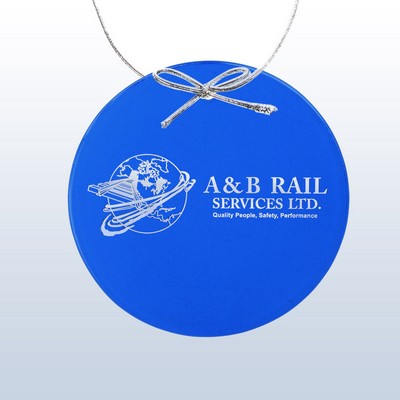 Color Circle Ornament Blue