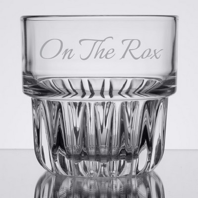 Deep Etched or Laser Engraved Libbey® 15433 Everest 8 oz. Stackable Rocks / Old Fashioned Glass