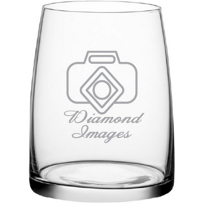 Deep Etched Piatta 12 oz. Stemless Wine Glass