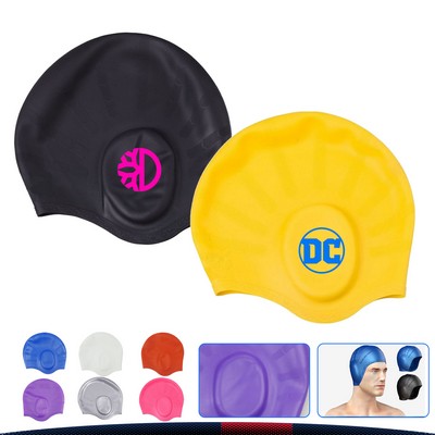 Silicone Ear Protection Swimming Cap