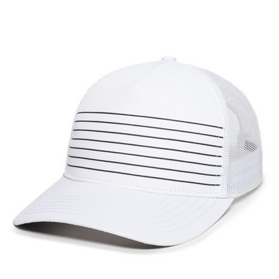 Outdoor Cap OC503M Printed Striped Structured Golf Cap