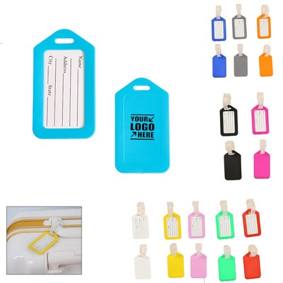 Custom Plastic Luggage Tag