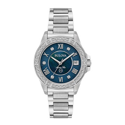 Bulova 96R215 Marine Star - Silver & Blue