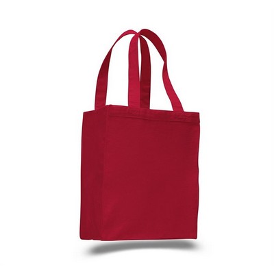 Canvas Gusset Shopping Tote Bag