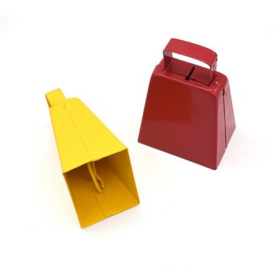 Loud Metal Cowbell Noisemakers with Handles