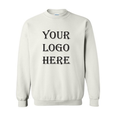 Gildan® Heavy Blend™ Crewneck White Sweatshirt