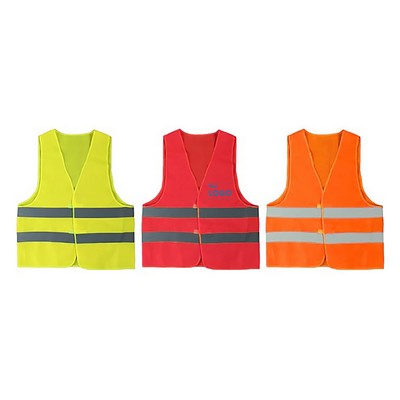 High Visibility Reflective Safety Vest with Pockets