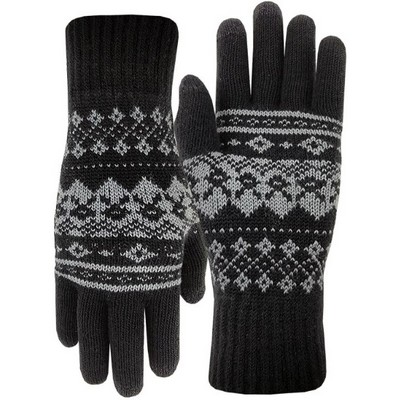 Winter Knit Text Gloves (Blank)