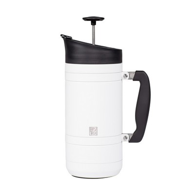 48 Oz. Snowflake White BaseCamp Camping French Press