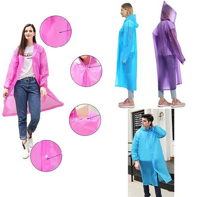 Premium Adult EVA Rain Poncho