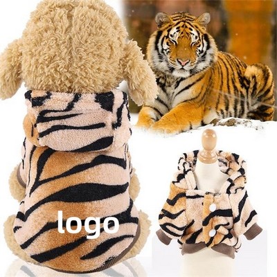 Letter Winter Pet Dog Hoodie