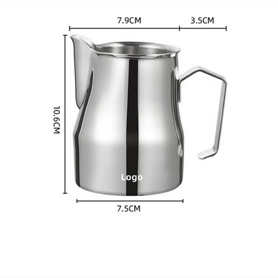 Milk Frothing Pitcher 304 Stainless Steel Multi-Purpose 350ML Home Use Frothing Pitcher