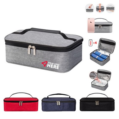 Mini Portable Thermal Insulated Cooler Bag Lunch Box