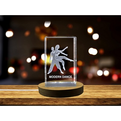 Modern Dancers | 3D Engraved Crystal