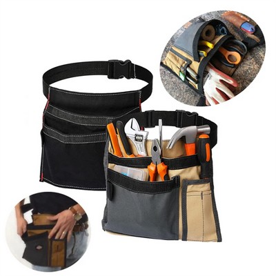 Adjustable Work Apron - Single Side Tool Belt Pouch