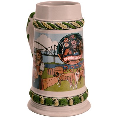 Hops and Leaves Stein