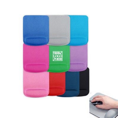 Mouse Pad W/ Wrist Soft Support Rest