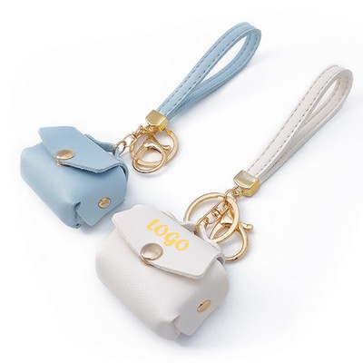 Earphone Holder Coin Pouch With Key Chain