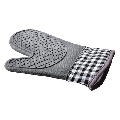 Silicone Oven Mitt With Lattice Sleeve