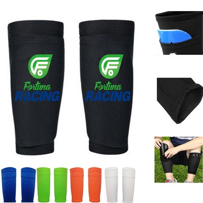 Breathable Double Layer Soccer Shin Guard Sleeves