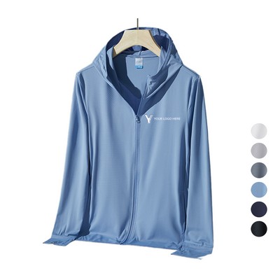 Men Sun Protection Hooded Jacket