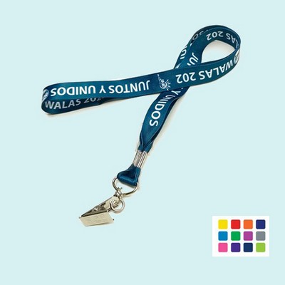 Poly Badge Clip Lanyard