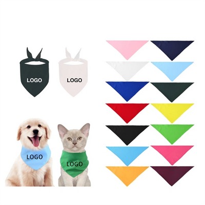 Pet Dog Triangle Scarf,MOQ100