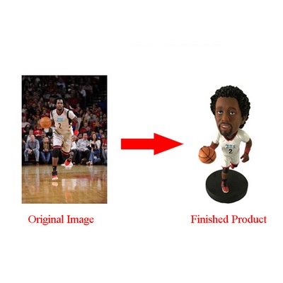 6" Custom Basketball Bobblehead Doll