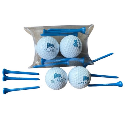 Golf Ball And Tee Set