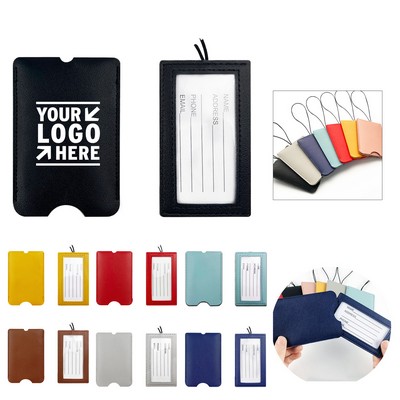 PU Leather Luggage Tags