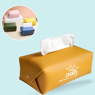 Leather Tissue Dispenser Pouch