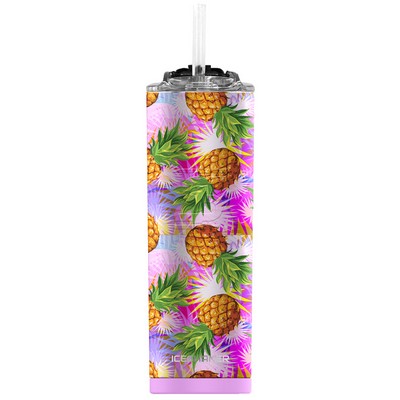 Ice Shaker Skinny Tumbler - Pineapple - 20oz