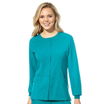 Wink® Women's Crew Neck Scrub Jacket