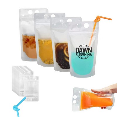 16Oz. Plastic Drink Juice Pouches