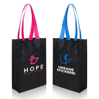 Non-Woven Mini Tote Bag ( 8"H X 10"W X 4"D )