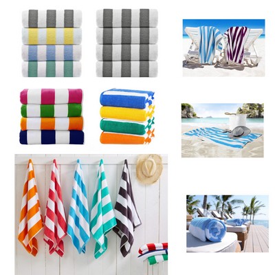 Two Color Striped Towel