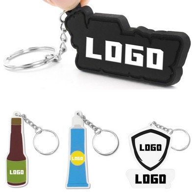 PVC Drip Process Keychain