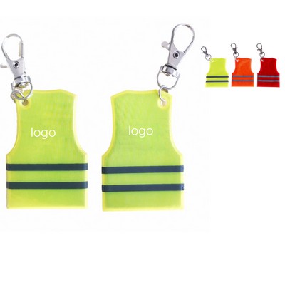 Reflective Vest Keychain