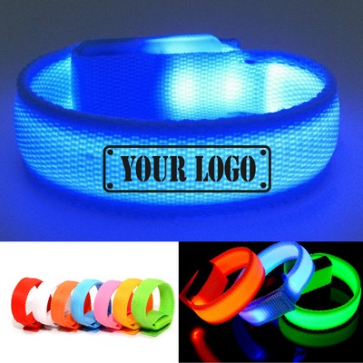 Nylon LED Safety Sport Wristband