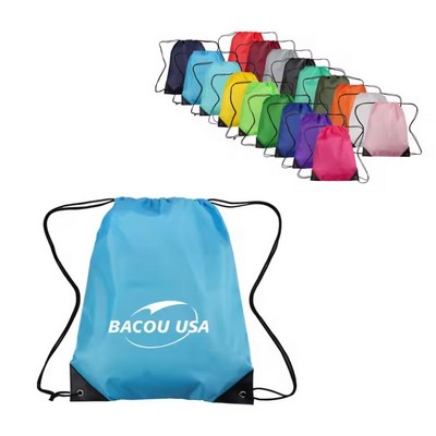 Waterproof Nylon Drawstring Bag